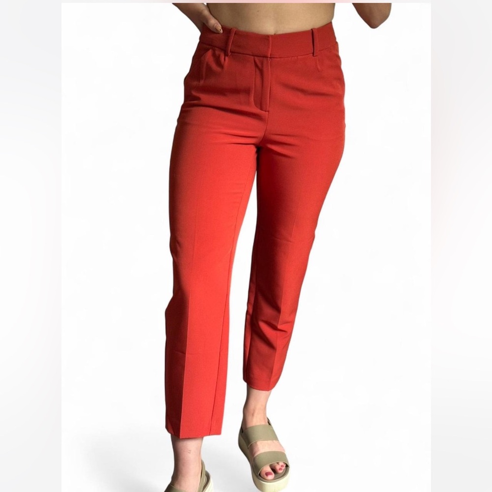 a new day Vibrant Red/orange Cropped Pants
